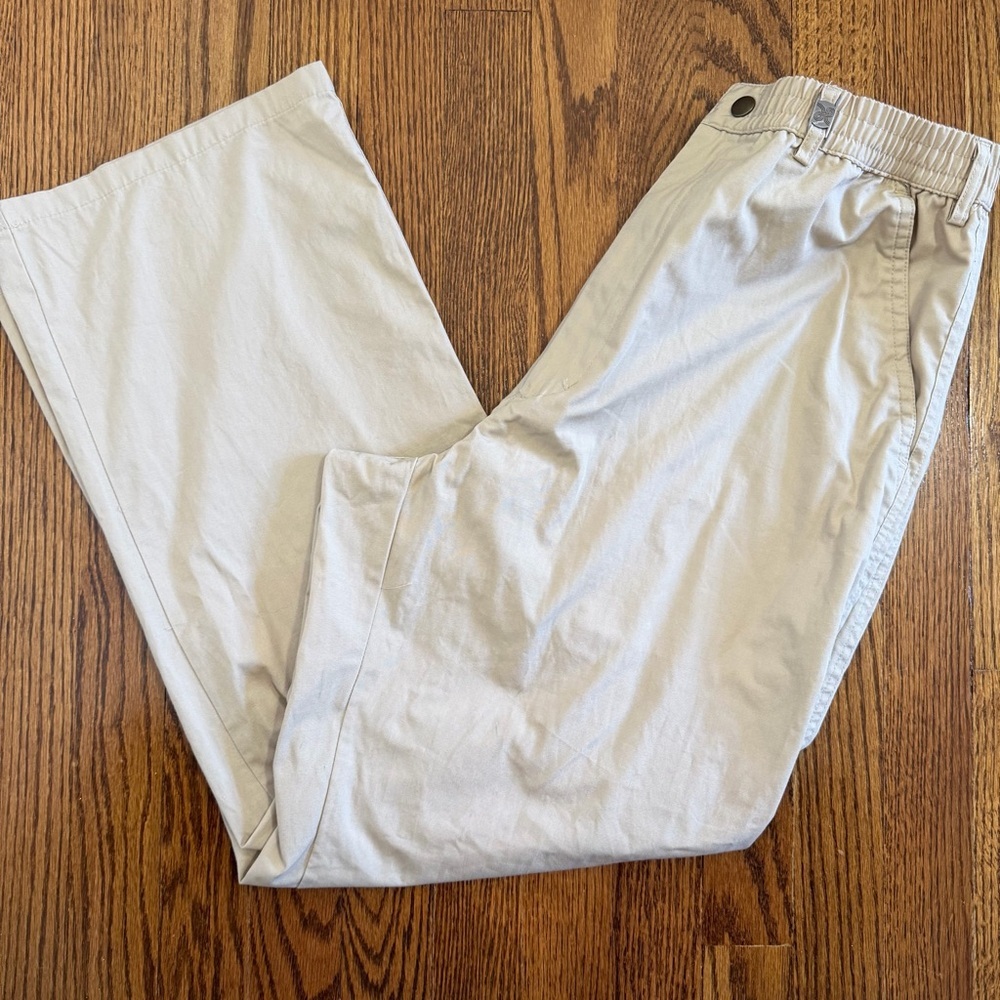 Haband Casual Joe Khaki Pant Elastic Waist Size 36